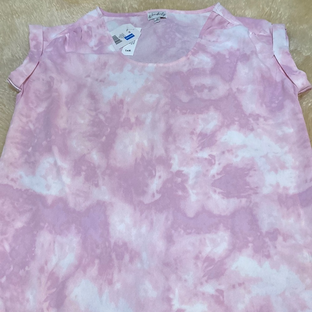Wonderly pink blouse size M